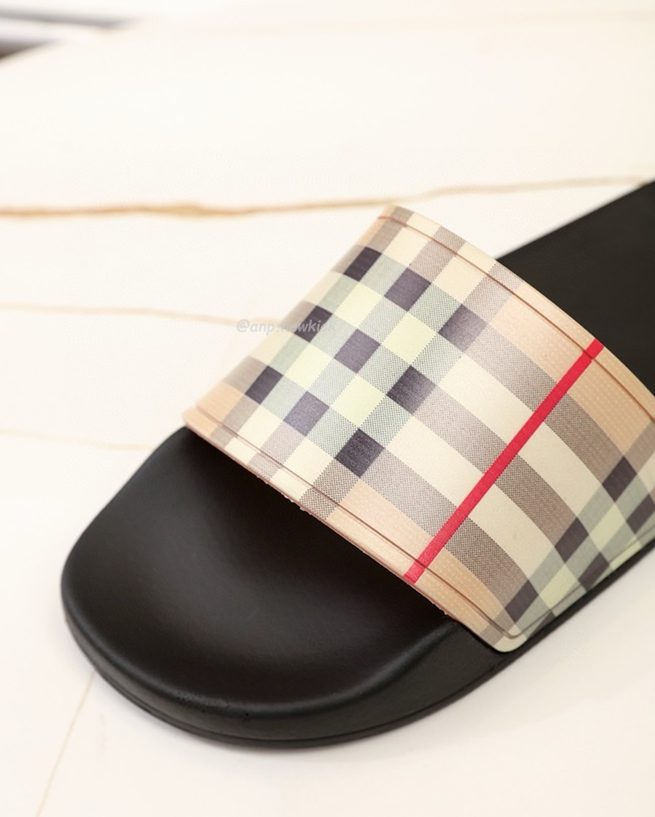 Burberry Vintage Check Slides Beige (8) - newkick.app